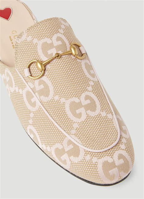 gucci princetown mules pink|Gucci princetown leather flat mules.